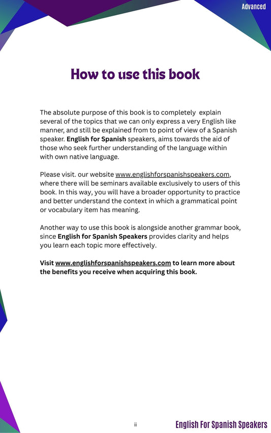 Spanish for Spanish Speaker 5 Advance